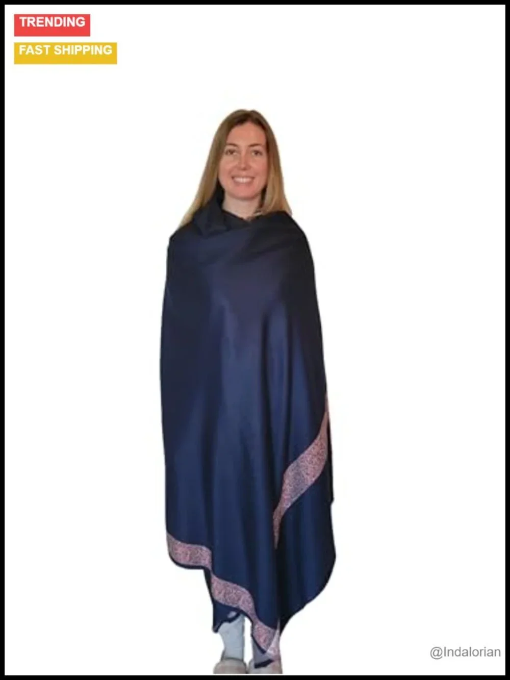 Oversize Wool Blend Meditation Shawl, Prayer Wrap & Throw Blanket